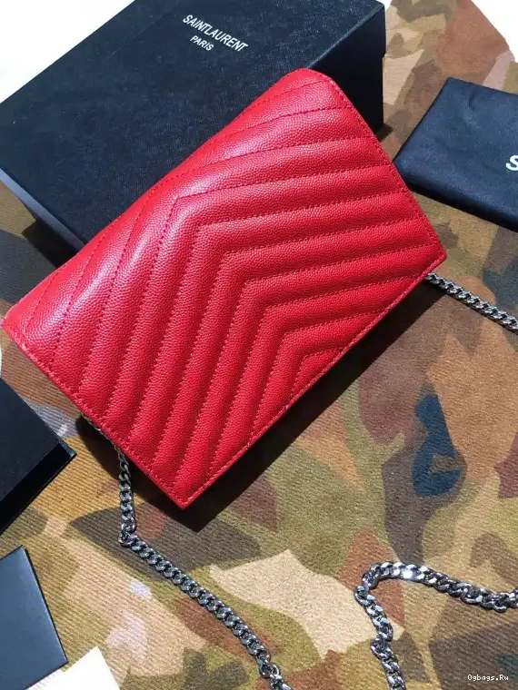 WALLET CHAIN YSL MATELASSÉ CASSANDRE 0707
